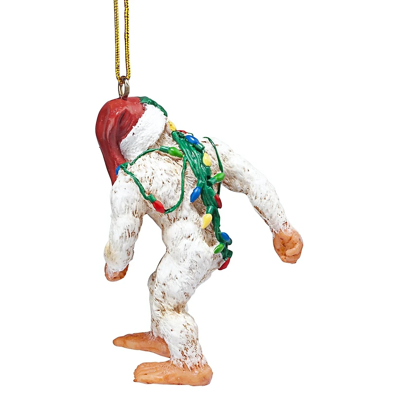 Design Toscano Bigfoot the Abominable Snowman Yeti Ornaments, 3ct.