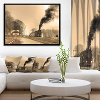 Designart - Retro Steam Train