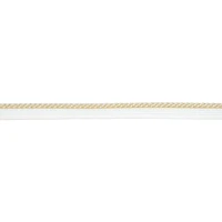 3/8" White & Gold Trim Cording by Celebrate It®