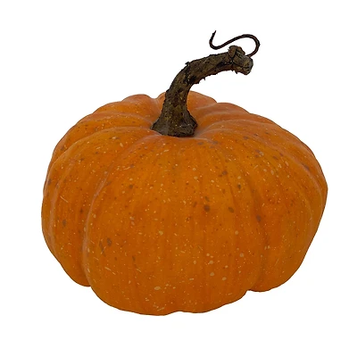 6" Flat Orange Decorative Pumpkin by Ashland®