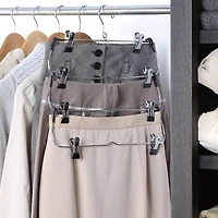 Organize It All 4 Tier Fold Up Skirt Hanger