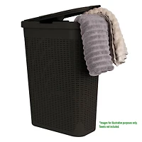 Mind Reader 23.5'' Slim Laundry Hamper with Cutout Handles