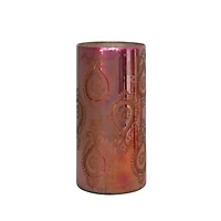 Hello Honey® 10" Etched Mercury Glass Vase