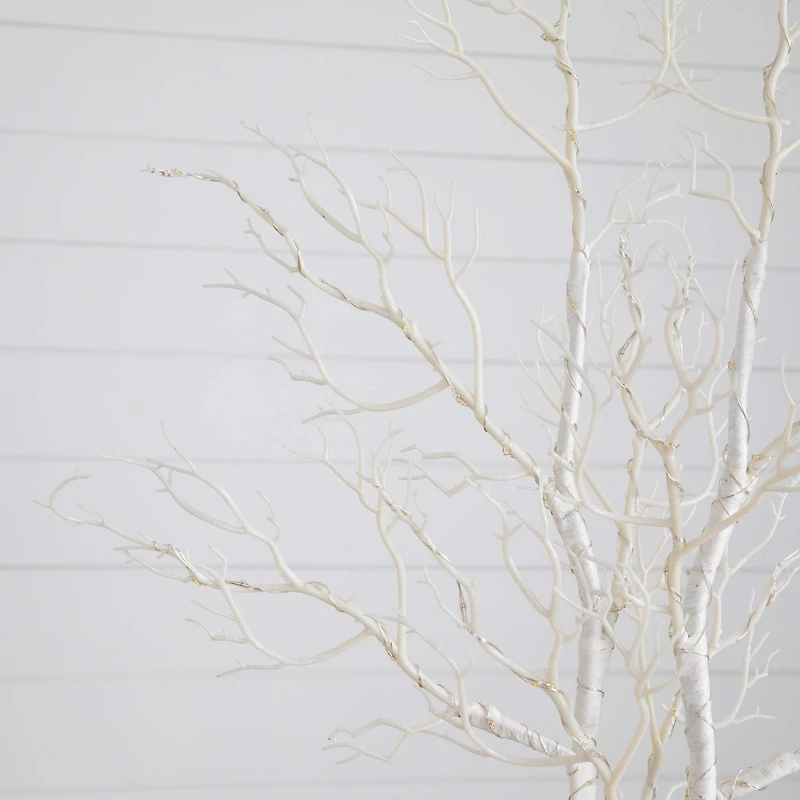 3ft. Artificial White Birch Warm White LED Pre-Lit Branches, 2ct.