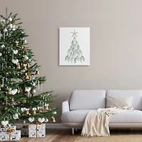 Stupell Industries Flip Flop Beachy Christmas Tree Canvas Wall Art
