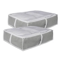DII® Gray Blanket Soft Storage Cube, 2ct.