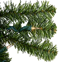 3ft. Pre-Lit Canadian Pine Artificial Christmas Wreath
