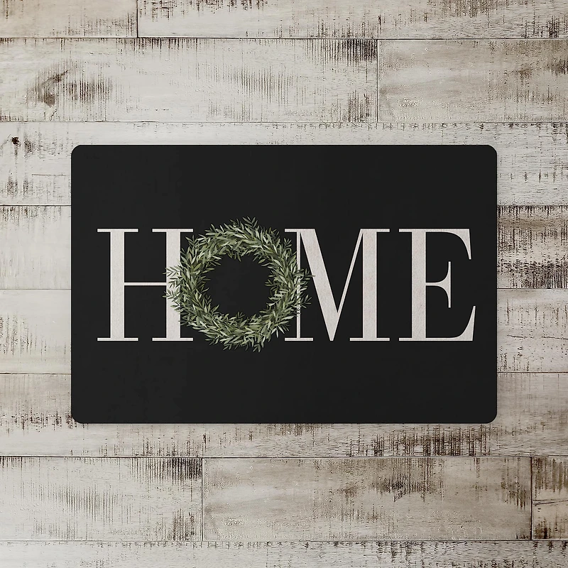 Home Wreath Floor Mat, 18" x 27"