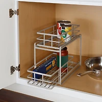 Honey Can Do Gray Under Sink Organizer with 2 Drawers