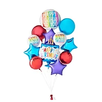 Rainbow Wishes Foil Balloon Bundle