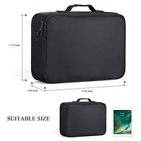 NEX™ Large Black Travel Cosmetic Organizer