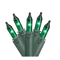 100ct. Green Mini Commercial Grade Mini String Lights