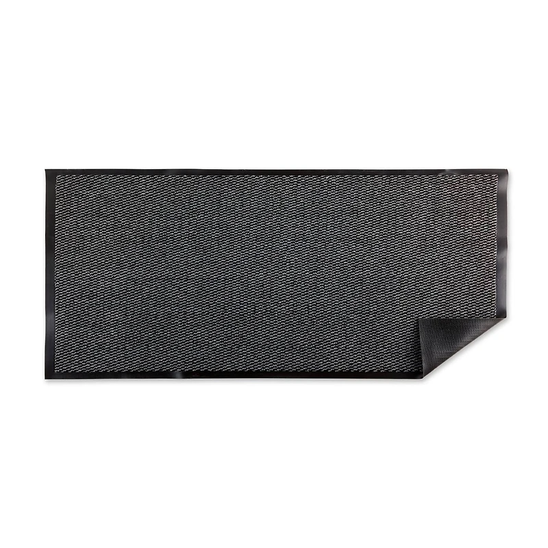 DII® Gray & Black Walk Off Utility Runner Doormat