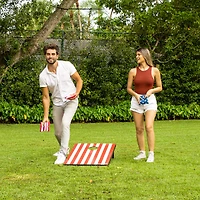 YardCandy Stars & Stripes Wooden Cornhole Set