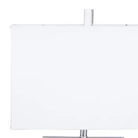 CosmoLiving by Cosmopolitan Silver Marble Modern Table Lamp, 25" x 14" x 10"