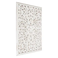Habitat Beakman White Square Medallion