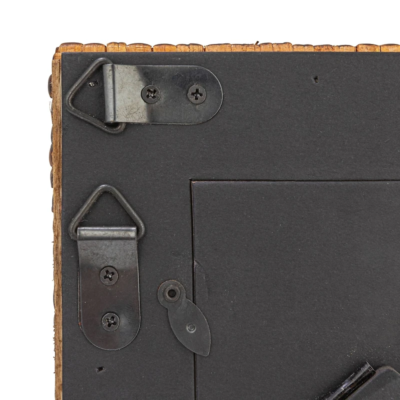 Hello Honey® Natural Stained Handwoven Rattan Photo Frame