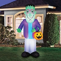 7ft. Inflatable Halloween Light Up Trick-or-Treat Monster