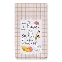 Love Fall Most Of All Tea Towel Set