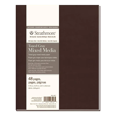 Strathmore® 400 Series Softcover Toned Gray Mixed Media Art Journal