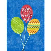 JAM Paper Wish Big Blank Assorted Birthday Card Set, 36ct.