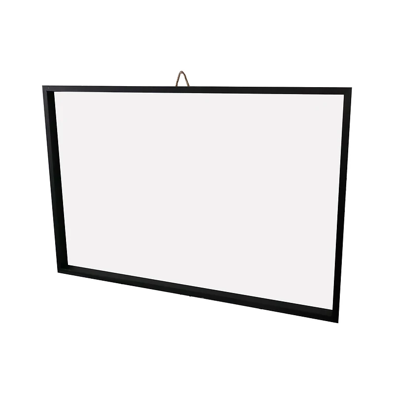 17" x 25" White Plaque with Black Wood Frame by Make Market®