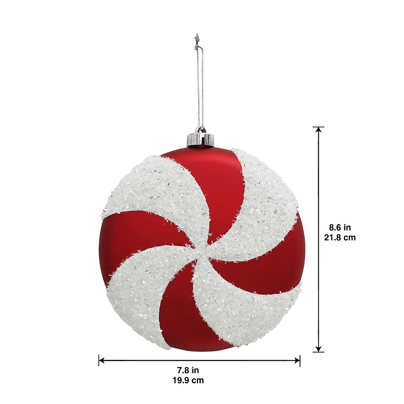8.5" Jumbo Peppermint Shatterproof Ornament by Ashland®