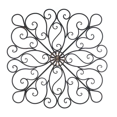 Iron Scrollwork Wall Décor