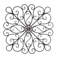 Iron Scrollwork Wall Décor