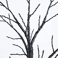 6ft. Pre-Lit Artificial Halloween Twig Tree with 480 Orange & Purple LED Lights