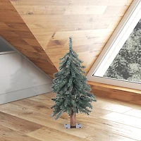 2ft. Unlit Natural Bark Alpine Artificial Christmas Tree