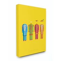 Stupell Industries The Beatles Sgt. Peppers Minimalist Illustration Canvas Wall Art
