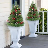 30" Pre-Lit LED Urn Filler with Battery-Operated Timer, 2ct.