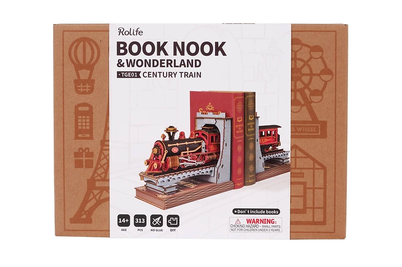 Rolife® Wonderland Century Train Book Nook Kit