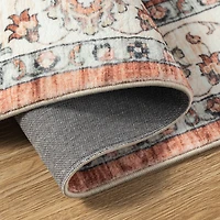 Glitzhome® & Ivory Oriental Area Rug