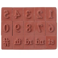 6 Pack: Numbers Wood Stamp Set by Recollections™