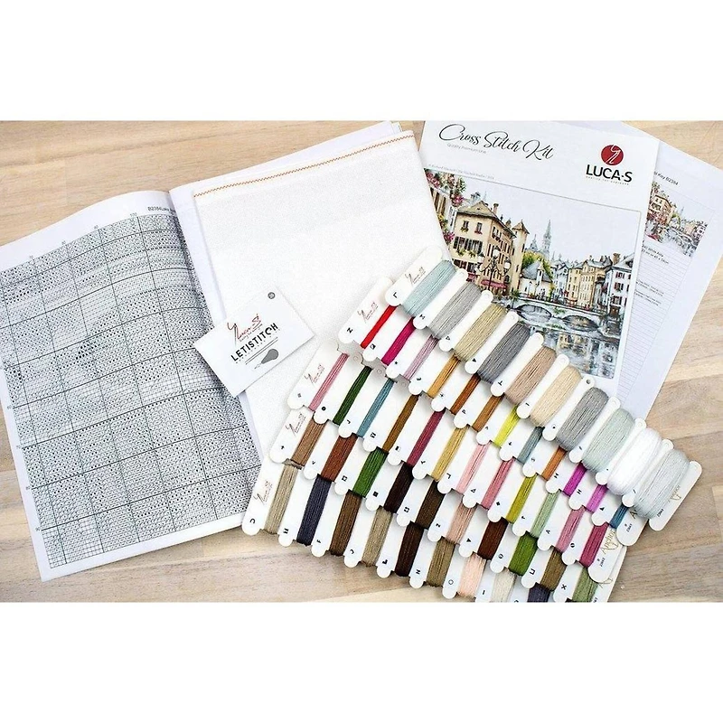 Luca-s Lake Annecy Counted Cross Stitch Kit