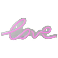 18" Pink LED Lighted 'Love' Neon Valentine's Day Wall Sign