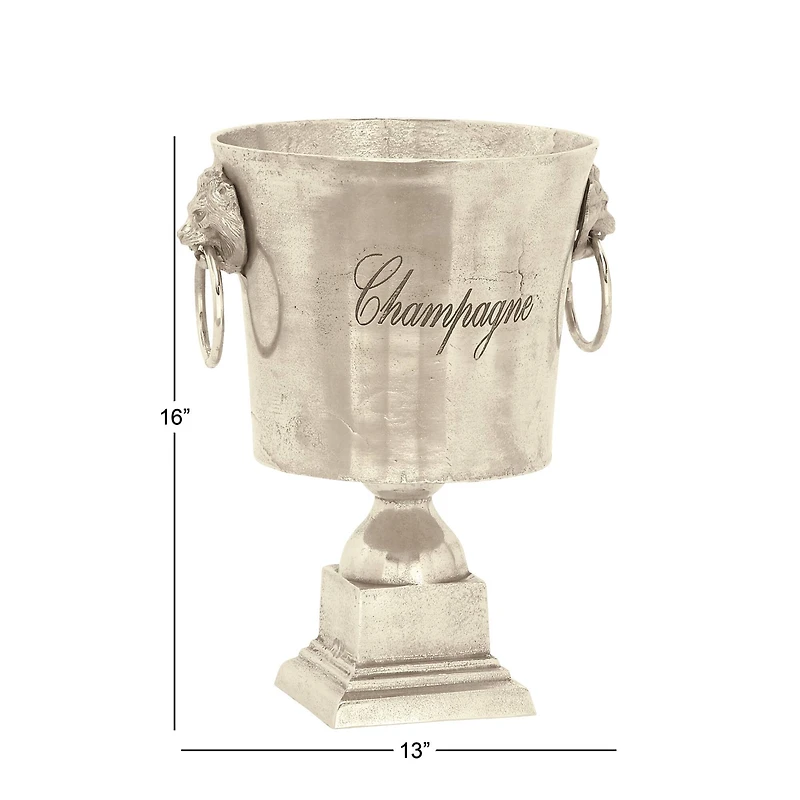 16" Silver Champagne Bucket