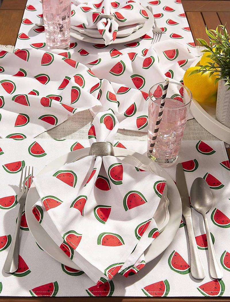 DII® 108" Watermelon Print Outdoor Table Runner