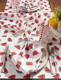 DII® 108" Watermelon Print Outdoor Table Runner