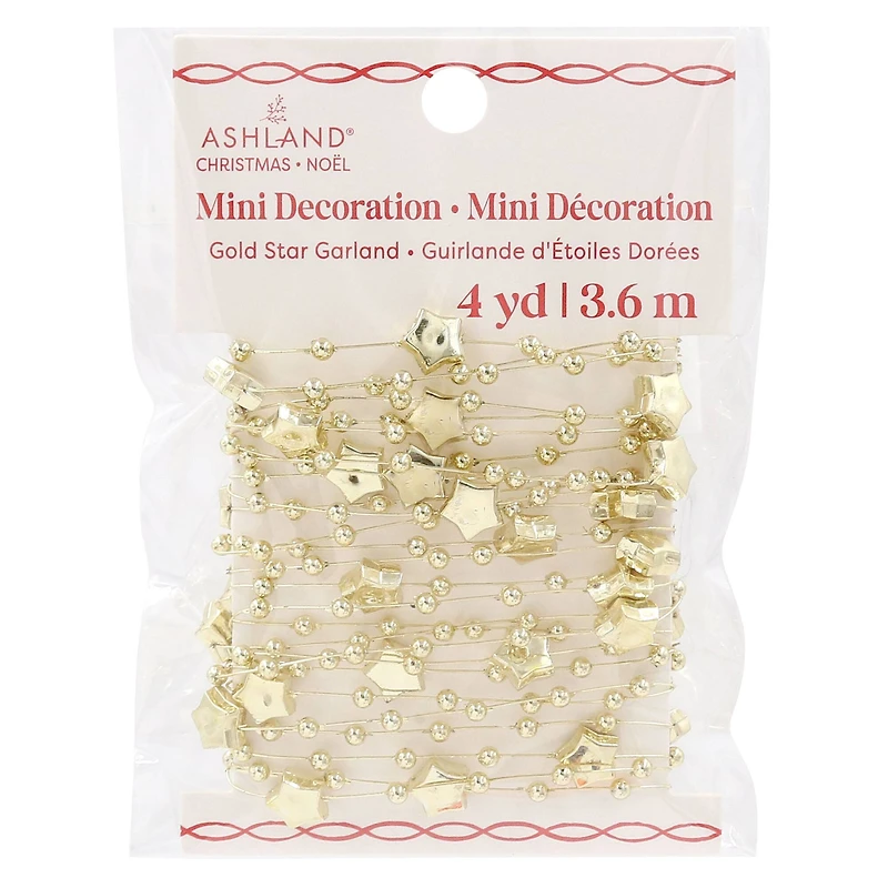 Mini Star Garland Decoration by Ashland