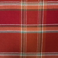 DII® 120" Autumn Spice Plaid Tablecloth