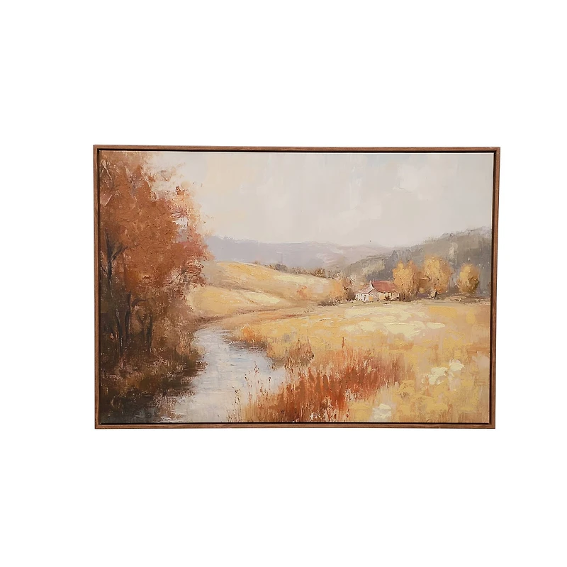 32" x 22.5" Landscape with River Wall Décor by Ashland®