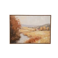 32" x 22.5" Landscape with River Wall Décor by Ashland®