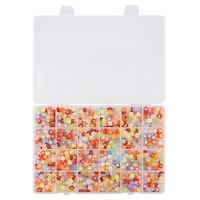 Translucent Alphabet Round Beads, 7mm by Bead Landing™