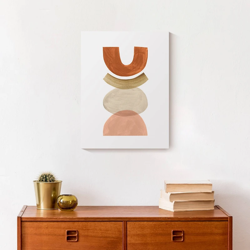 Midcentury Balance 12" x 16" Canvas Wall Art