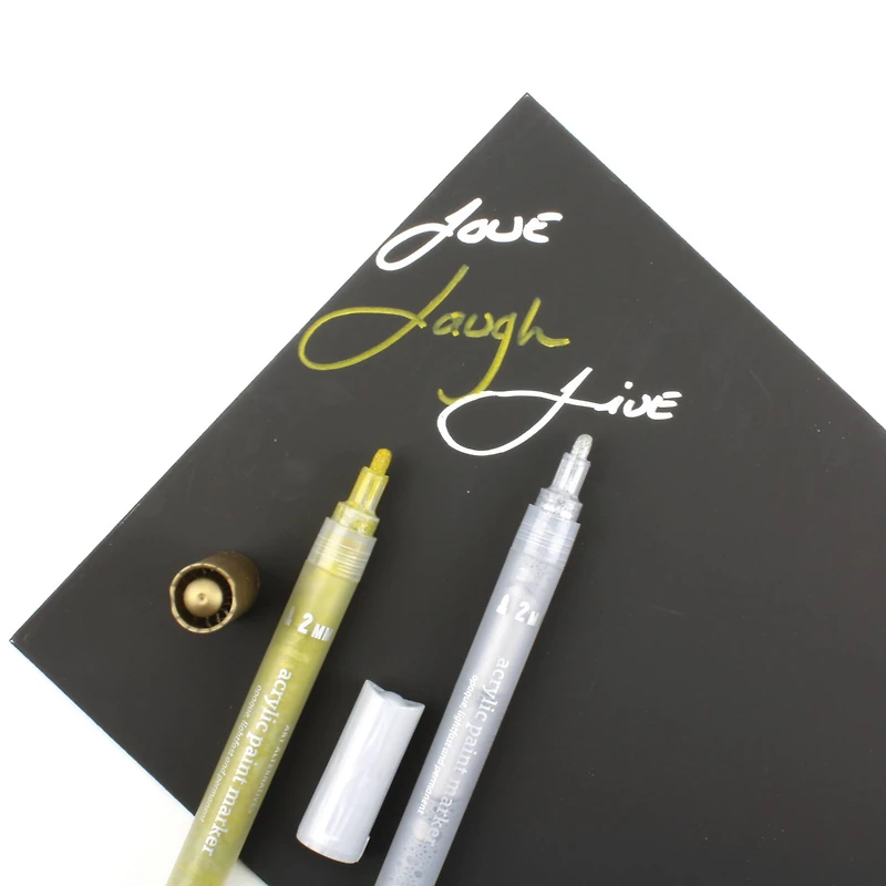 Art Alternatives Medium Silver & Gold Acrylic Paint Marker Set