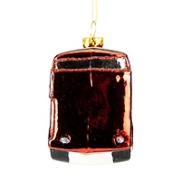 4.5" Red Double Decker London Tour Bus Christmas Ornament
