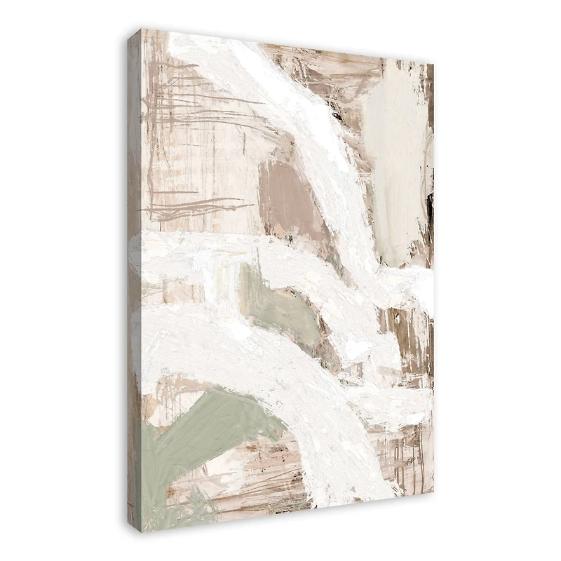 Neutral Abstract Texture 24" x 36" Canvas Wall Art